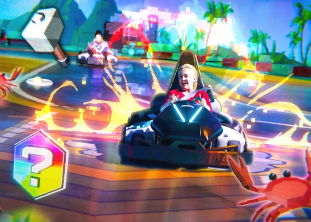 Chaos Karts at the Active Games venue