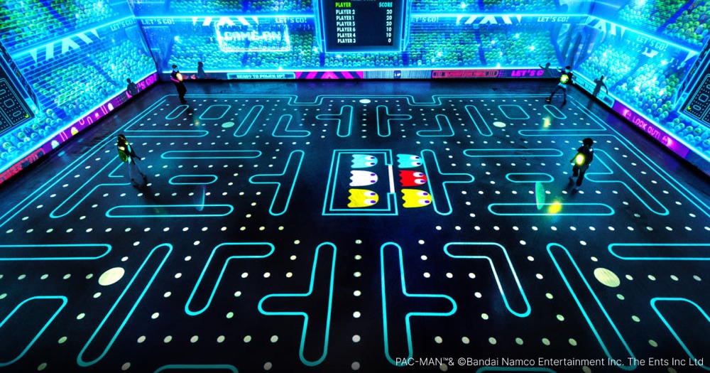 Pac-Man Live at the Active Games venue
